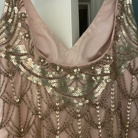 Sue Wong 1920’s Sequin and Feathers  Flapper Dress - Picture 11 of 12